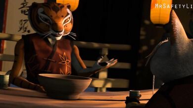 Tigress' Sexual Domination of Tai Lung by Mr. Safety Lion