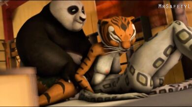 Tigress' Sexual Domination of Tai Lung by Mr. Safety Lion