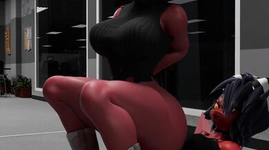 Sisterly Bond: Sallie May and Millie's Lesbian Romp at the I.M.P. Office [IRiko3D]