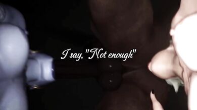 An Orgy Party with Three Futa Sluts - HMV