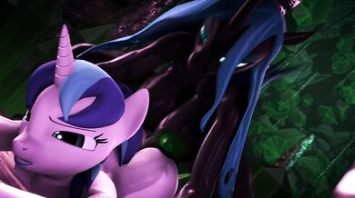 Glistening Armor Fucks Chrysalis in 'blackjrXIII'