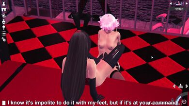 1. Latex Fetish Foot Worship with Tifa and Astolfo