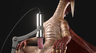 A Scorching Red Dragon's Milk Orgy
