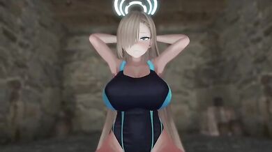 Asuna Ichinose's Nut-Busting Adventure: A Peanut Butter Cummercial