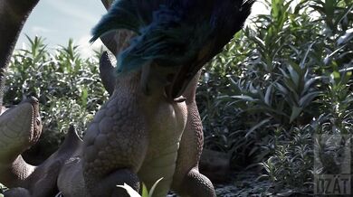 Furry Bird Fucks Dragon in the Ass (Dzät)