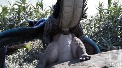 Furry Bird Fucks Dragon in the Ass (Dzät)