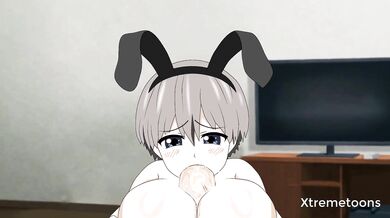Senpai's Cock Tamed by Uzaki-chan's Suction [Xtremetoons]