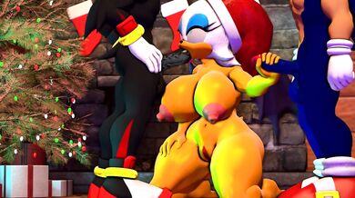 The Naughty Elf's Red Hot Orgy