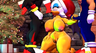 The Naughty Elf's Red Hot Orgy