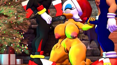 The Naughty Elf's Red Hot Orgy