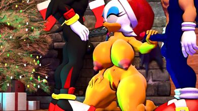 The Naughty Elf's Red Hot Orgy