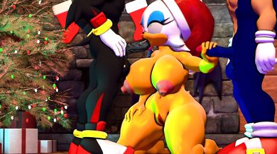 The Naughty Elf's Red Hot Orgy