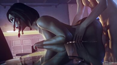 Doggy Pharah Style: A Hentai Porn Parody of Overwatch's Dominating Heroine