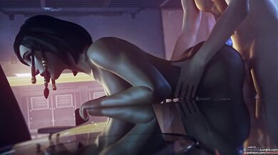 Doggy Pharah Style: A Hentai Porn Parody of Overwatch's Dominating Heroine