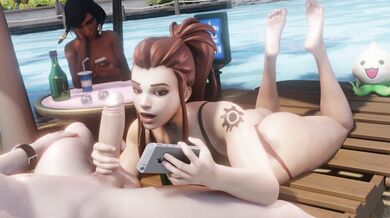 [4K] Brigitte's Regular Time with White Bewyx