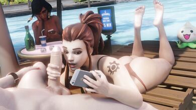 [4K] Brigitte's Regular Time with White Bewyx