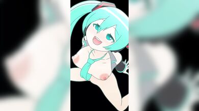 Massive Jizz Explosion on Hatsune Miku's Face (Manyakis)