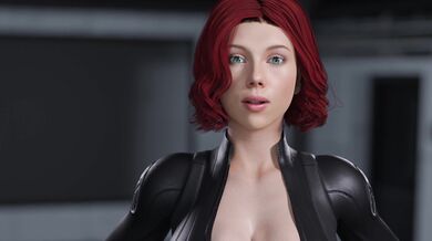 Busty Black Widow Banged by Red-Hot Redmoa in High-Res 4K!