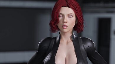 Busty Black Widow Banged by Red-Hot Redmoa in High-Res 4K!
