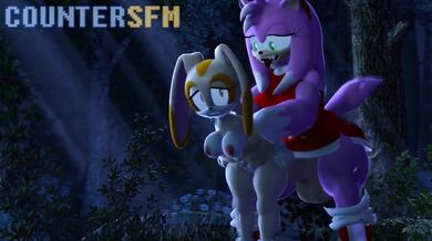 Unleashed Beastiality: Werehog Amy Ravages Cream in Unbridled Lust [Hentai SFm Remix]