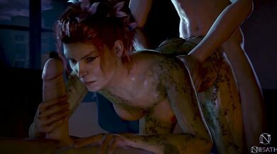 Niisath's Vaginal Explosion: Poison Ivy Pounded