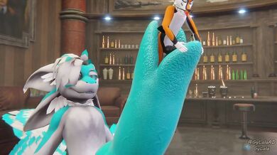 Girl Licks and Sucks Cock Until it Disappears in Her Mouth (Cock Vore)