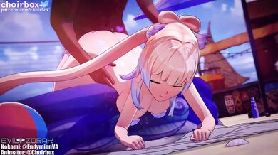 Kokomi's Sensual Summer Pleasure