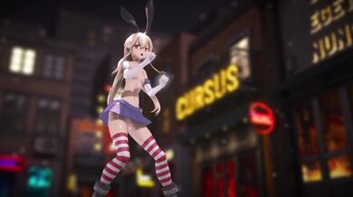 Kancolle x Shimakaze: Poisonous Cum Explosion in 3D