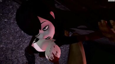 Gaping Butthole Violated [gurochanop] by Mavis' Enormous Boobies