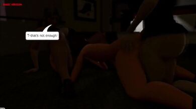 Lesbian Futanari Couple Enjoy Each Other's Cocks in Hardcore Action