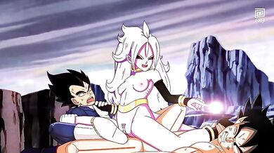 Android 21's Booty Brawl: Dragonball Battle for Thot Supremacy, Looped by Zanjivision