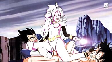 Android 21's Booty Brawl: Dragonball Battle for Thot Supremacy, Looped by Zanjivision