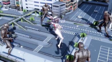 Monstrous Light Attack: Ultragirl Fucked in Every Hole!