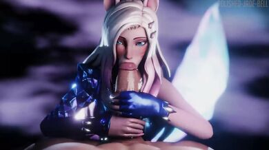 Ahri's Delicious Deepthroat [Polished Jade Bell]