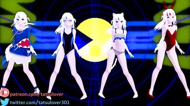 Ghost Dance - Gawr Gura [Uncensored R-18 MMD]