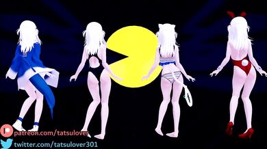 Ghost Dance - Gawr Gura [Uncensored R-18 MMD]