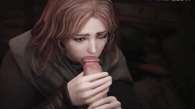 Tarnished Cock Slaying Melina's Face [MagMallow]