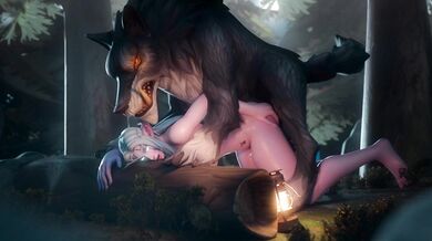 Night Elf x Wolf [Colonelyobo] - Sexy Night Elf Gets Fucked by a Horny WolfA lonely night elf and a wolf engage in an erotic encounter in the woods. The night elf, whose beauty is matched only by her untamed sexuality, seduces the wolf with her enchantin