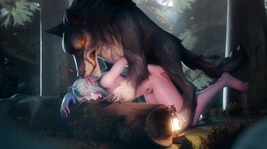 Night Elf x Wolf [Colonelyobo] - Sexy Night Elf Gets Fucked by a Horny WolfA lonely night elf and a wolf engage in an erotic encounter in the woods. The night elf, whose beauty is matched only by her untamed sexuality, seduces the wolf with her enchantin