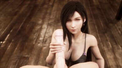 [FF7] Tifa's Naughty Handjob Adventures in 4K Quality by JuicyNeko