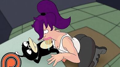 Leela Gives Nibbler a Blowjob [NSFW]
