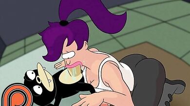 Leela Gives Nibbler a Blowjob [NSFW]
