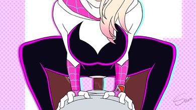 Spider Gwen vs. the Tentacle Monster [hentai animation]