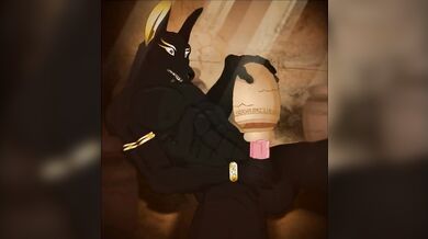 Anubis' Sexy Glass Bottle Adventure