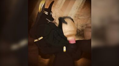 Anubis' Sexy Glass Bottle Adventure