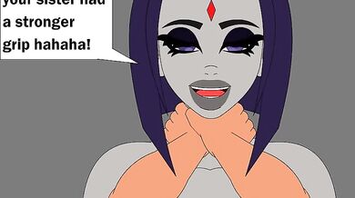 Tired Senior's Fuck Session with Blackfire and Raven