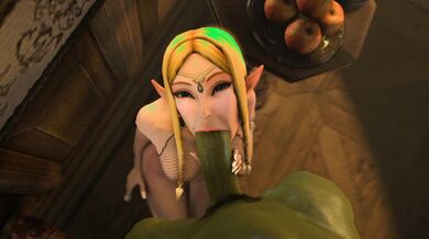 Link's Erotic Adventure: Zelda Sucks and Swallows [HD]