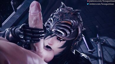 Furry Beast with a Big Dick Ravishes Horny Futanari in Intense Cream Puff Scene