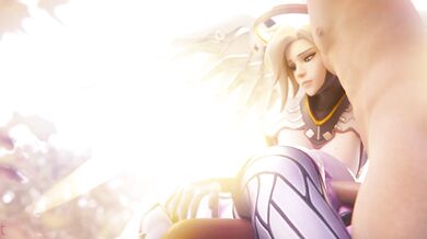 Gnomfisted Mercy and Widowmaker Lesbian Threesome