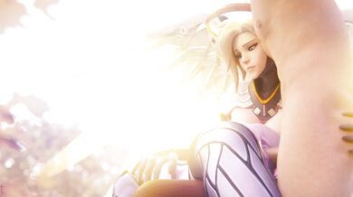 Gnomfisted Mercy and Widowmaker Lesbian Threesome